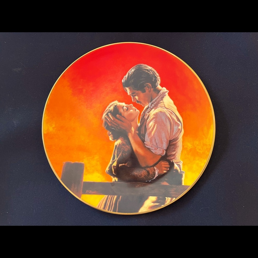 Gone with the wind plate No 15939C collection